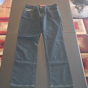 Classic Dark Blue Women's Boot-Cut Jeans